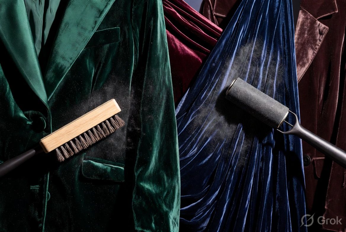 How to Remove Dust From Velvet Clothes