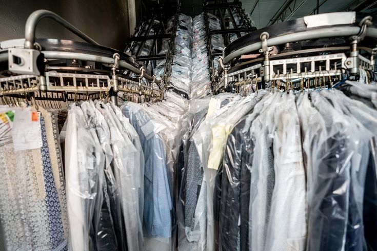 Luxury dry cleaning with safe solvents and careful garment handling
