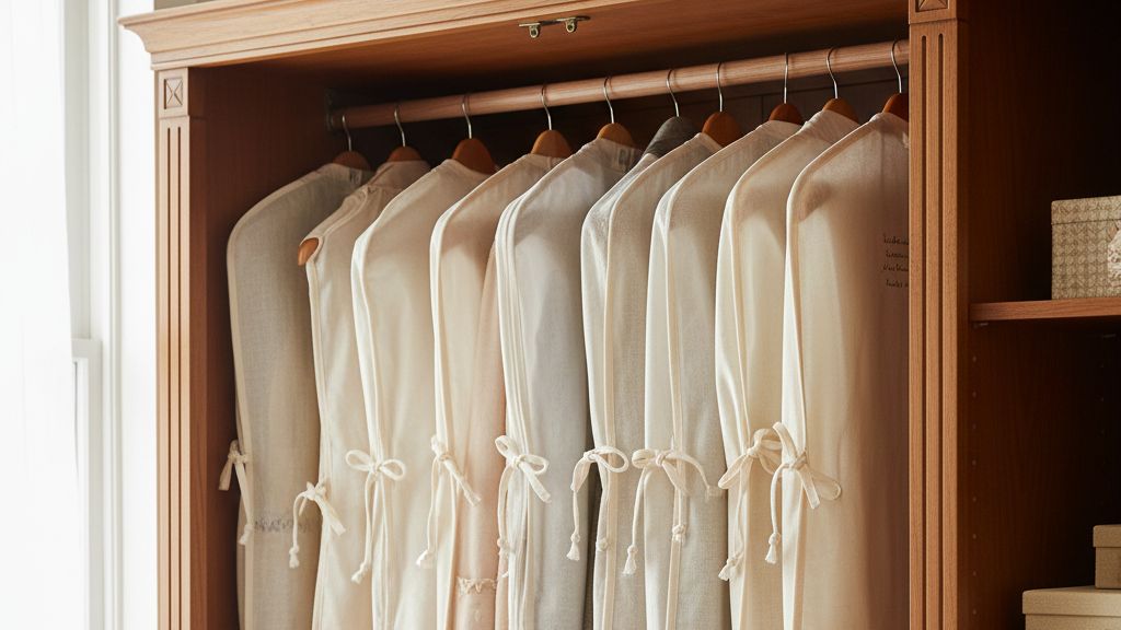 How to Store Vintage Clothes to Avoid Odour