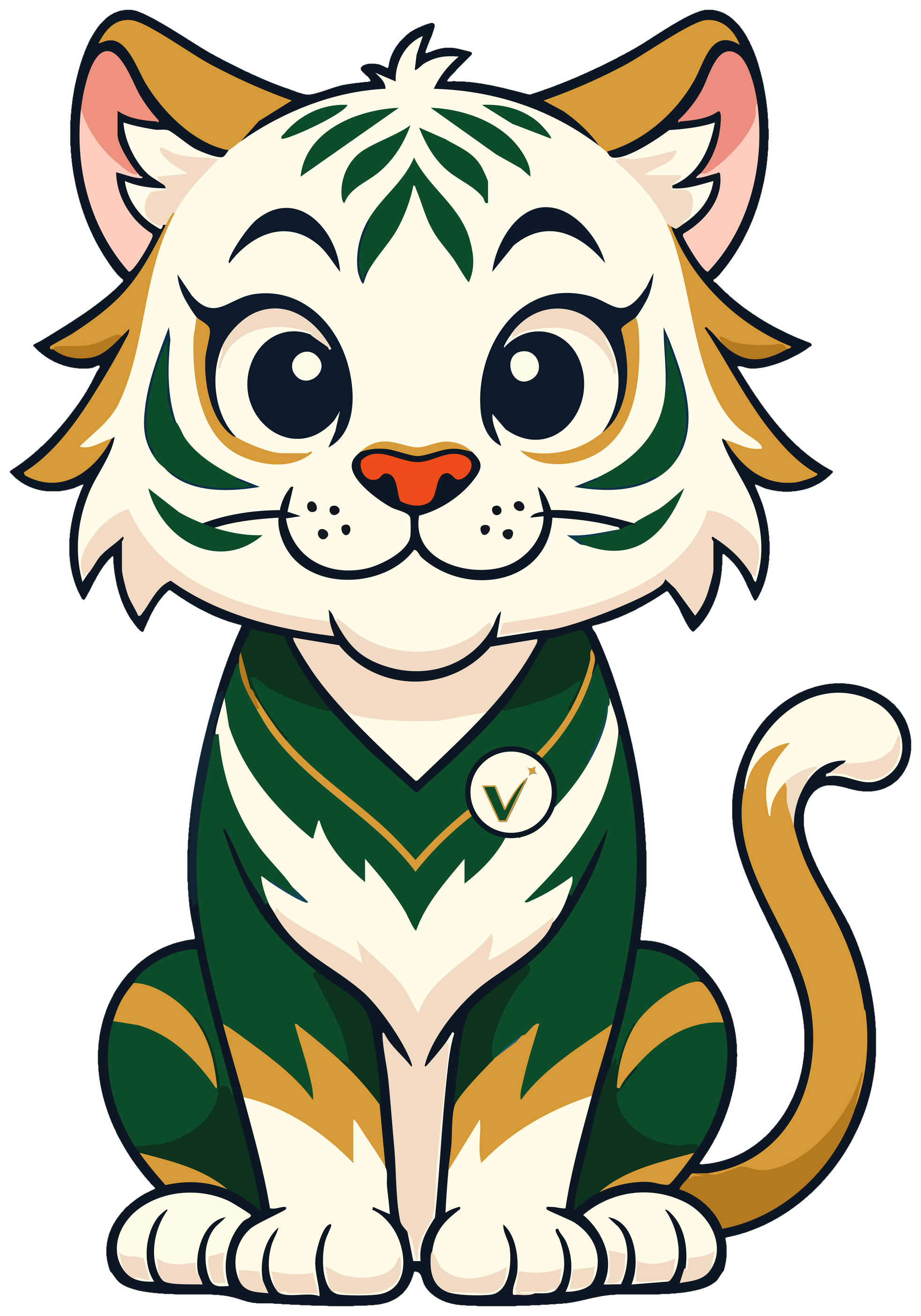 The Vanzoo tiger mascot