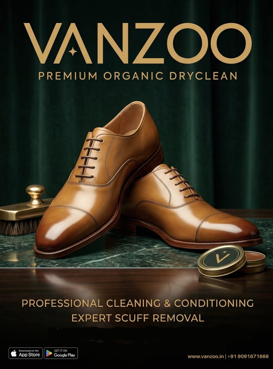 Polished tan leather oxford shoes — Vanzoo shoe cleaning and conditioning