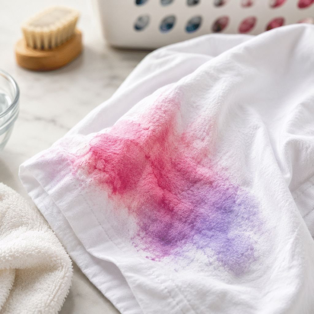 Remove Colour Bleeding Stains from White Clothes 