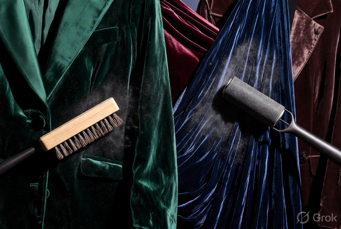 How to Remove Dust From Velvet Clothes