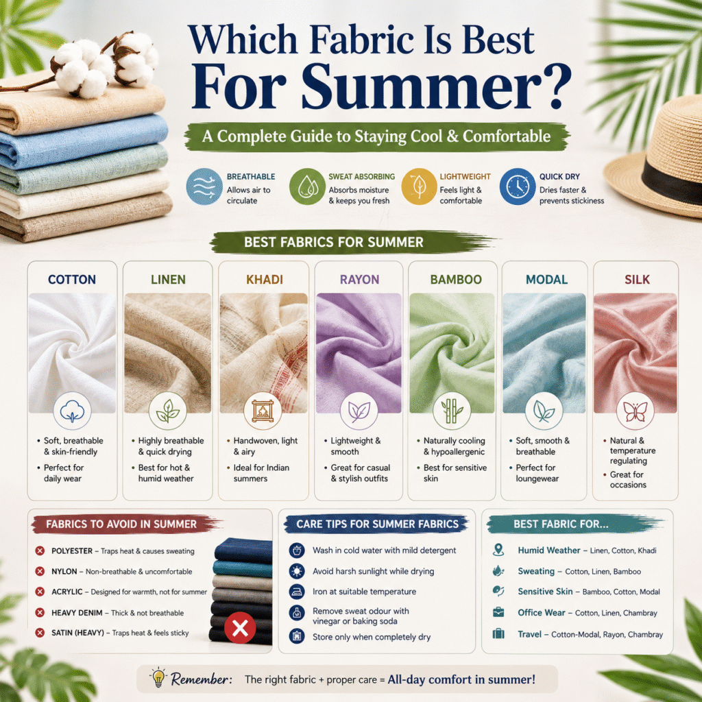which fabric is best for summer