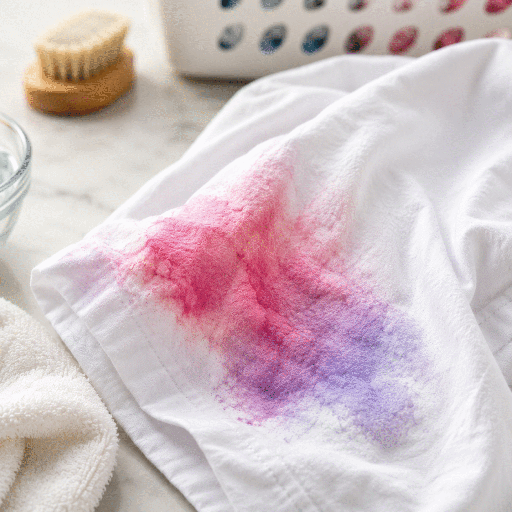 Remove Colour Bleeding Stains from White Clothes